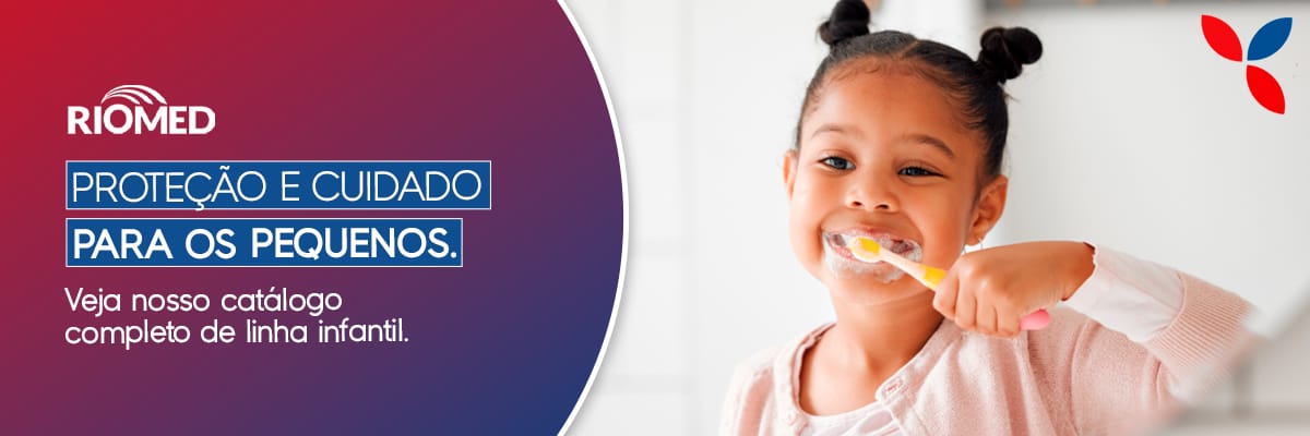 Proteção e cuidado para os pequenos. Veja nosso catálogo completo de linha infantil — Riomed